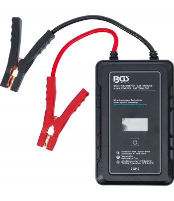 Aparat ajutor pornire | fara baterie | cu tehnologie cu ultra-condensatoare | 12 V / 800 A / 1600 A