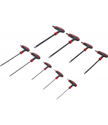 Set surubelnite cu maner T si lama laterala Inbus 2 - 10 mm 9 piese