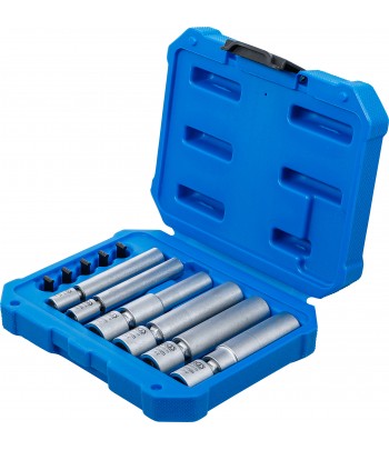 Set cap cheie articulata pentru bujii cu incandescenta si cu scanteie 8 - 9 - 10 - 12 - 14 - 16 mm 11 piese