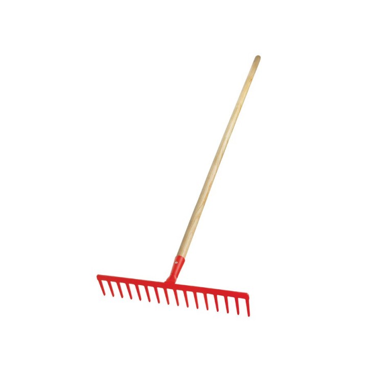 Grebla metal cu coada din lemn de frasin 6450140201