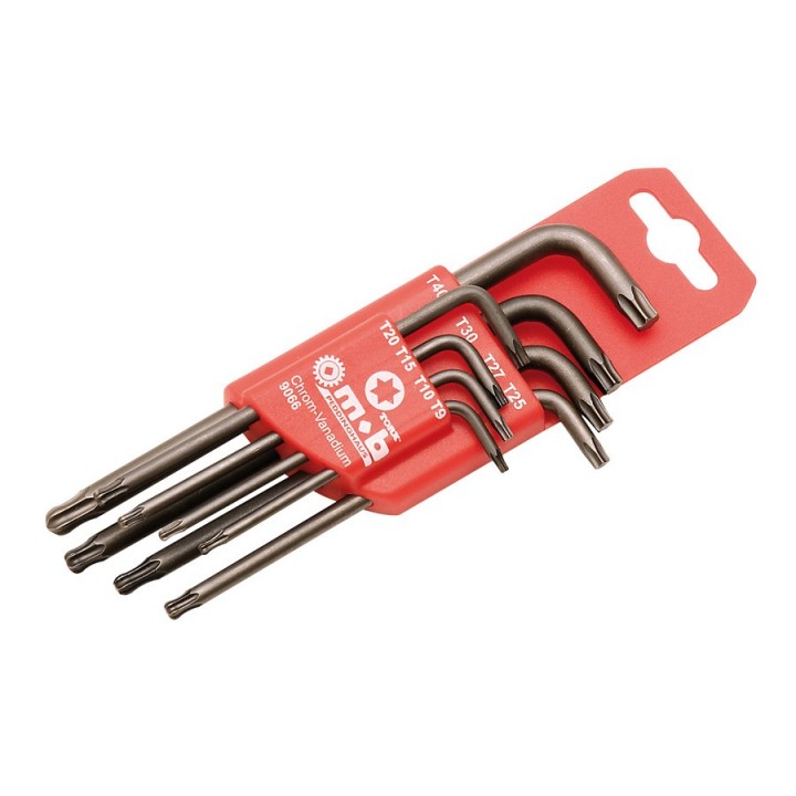 Set 8 chei pentru locas Torx cu cap sferic 9066010201